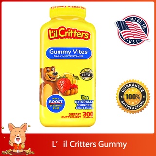 ภาพหน้าปกสินค้า(Exp.01/2024)L’il Critters Gummy Vites Daily Multivitamin 300 GUMMIES วิตามินรวมเด็ก 300 เยลลี่ รสผลไม้รวม ที่เกี่ยวข้อง