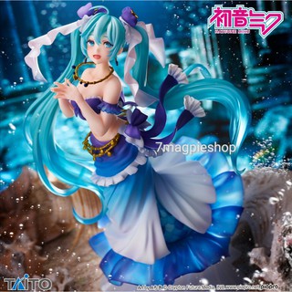 Lot JP🇯🇵 Taito ฟิกเกอร์แท้ Hatsune Miku Princess AMP Figure Mermaid ver. Vocaloid