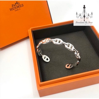 Hermes Silver Bracelet Size ST