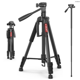 [ADTH] U-select VT-01 ขาตั้งกล้องอลูมิเนียม แบบพกพา รับน้ําหนักได้ 3 กก. 180 ซม. 70.87 นิ้ว ความสูง พร้อมกระเป๋าถือ สําหรับกล้อง DSLR Mirroless