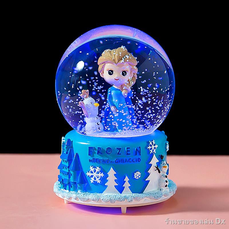 ของขวัญคริสต์มาส Crystal Ball Music Box Princess Little Girl Children