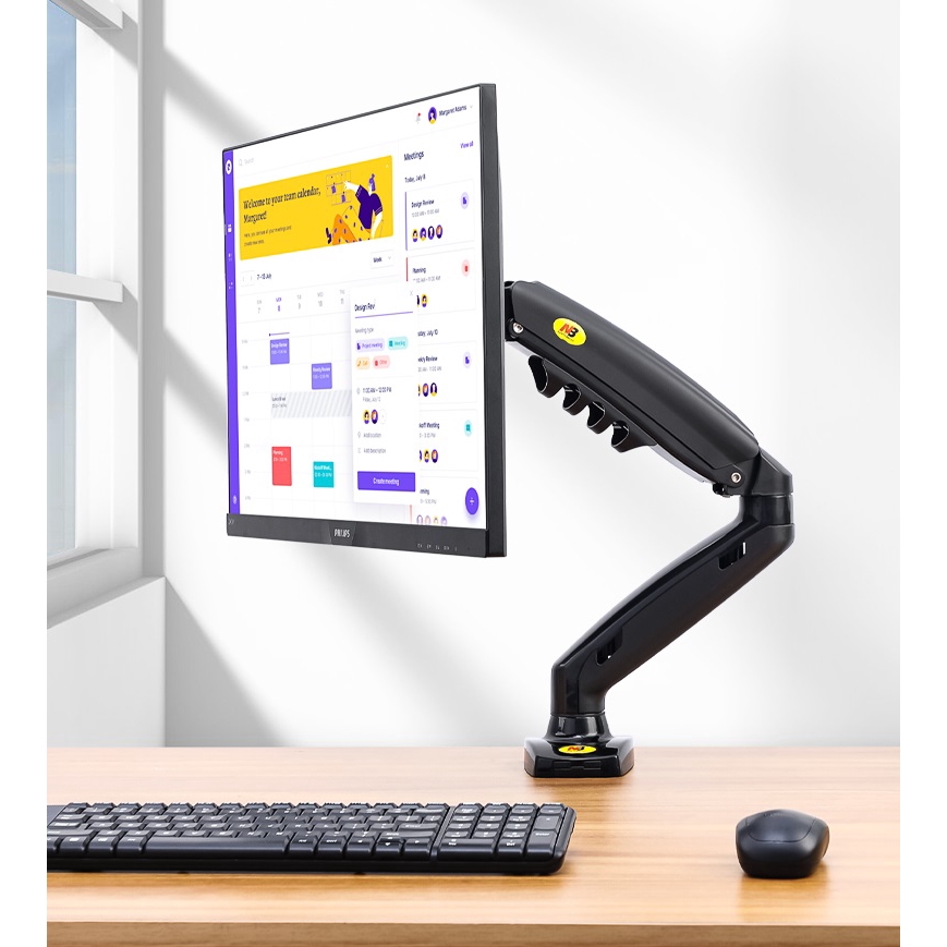 ที่ยึดคอมพิวเตอร์ NB F80 computer monitor stand desktop LCD dual-screen ...