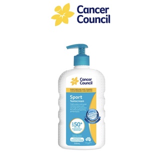 packageใหม่พร้อมส่ง!! Cancer Council Sport SPF50+ 200ml.และ 500ml.