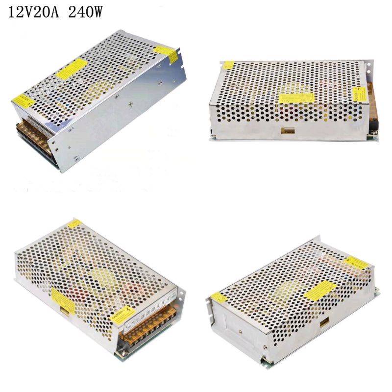 switching-power-supply-สวิตชิ่งเพาเวอร์ซัพพลาย-12v-20a-240w-silver-สวิตชิ่งสินค้า-พร้อม-ส่ง-รับประกัน-7วัน