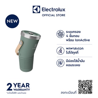 Electrolux EP31-15GRA เครื่องฟอกอากาศแบบพกพา กรอง 4 ขั้นตอน พร้อม IonActive