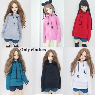 ตุ๊กตา BJD ของเล่นสาว 1/6 เสื้อผ้าเสื้อกันหนาวคลุมด้วยผ้าอุปกรณ์เสริม 1/3 DIY สำหรับเด็กผู้ชาย