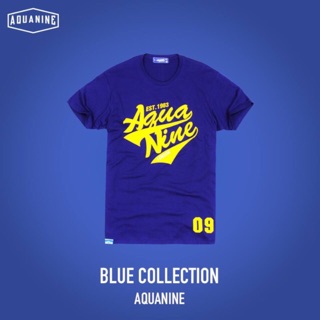 T-shirt  เสื้อยืด AQUANINE- เสื้อยืดผู้ชาย AQUANINE ( เสื้อยืดสีน้ำเงิน ) ลิขสิทธิ์แท้S-5XL