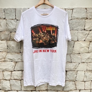 [S-5XL] เสื้อวง NIRVANA MTV UNPLUGGED ลิขสิทธิ์แท้ จาก Official วง