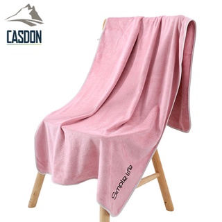 CASDON-ผ้าขนหนูอาบน้ำ ผ้าเช็ดตัวใหญ่ ผ้าหนานุ่ม ซับน้ำดี แห้งไว (ขนาด 70 x 140 เซนติเมตร) รุ่น WD-T140 พร้อมส่งจากไทย
