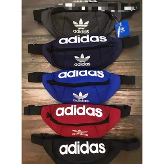 Adidasกระเป๋าคาดเอวแฟชั่นสำหรับบุรุษและสตรี（มี 5 สีให้เลือกกระเป๋าสวย）