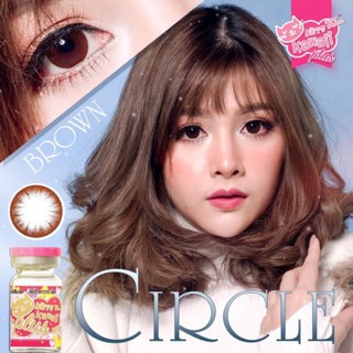 🍒 Bigeyes Circle Brown 🍒 สายตาปกติ,-4.25 คอนแทคเลนส์