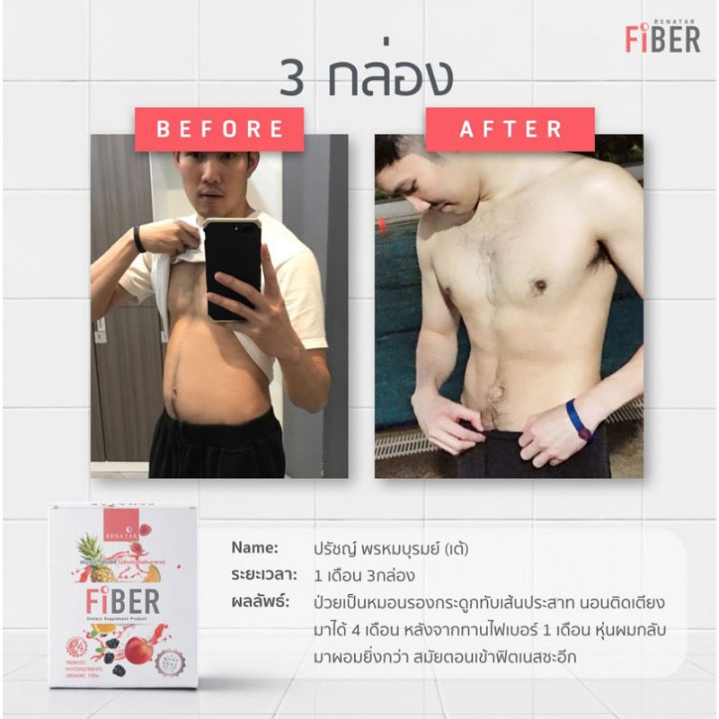 renata-fiberx-สุดยอดแห้งการดีท็อกซ์-พุงยุบ-ผิวพรรณสดใส-ไม่มีกลิ่นตัว-กระปรี้กระเปร่า-ไม่เพลีย-ระบบดูดซืมดี-ถ่ายง่าย