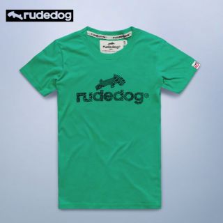Rudedog เสื้อยืดชาย/หญิง รุ่น Logo18 สีเขียว (ราคาต่อตัว)