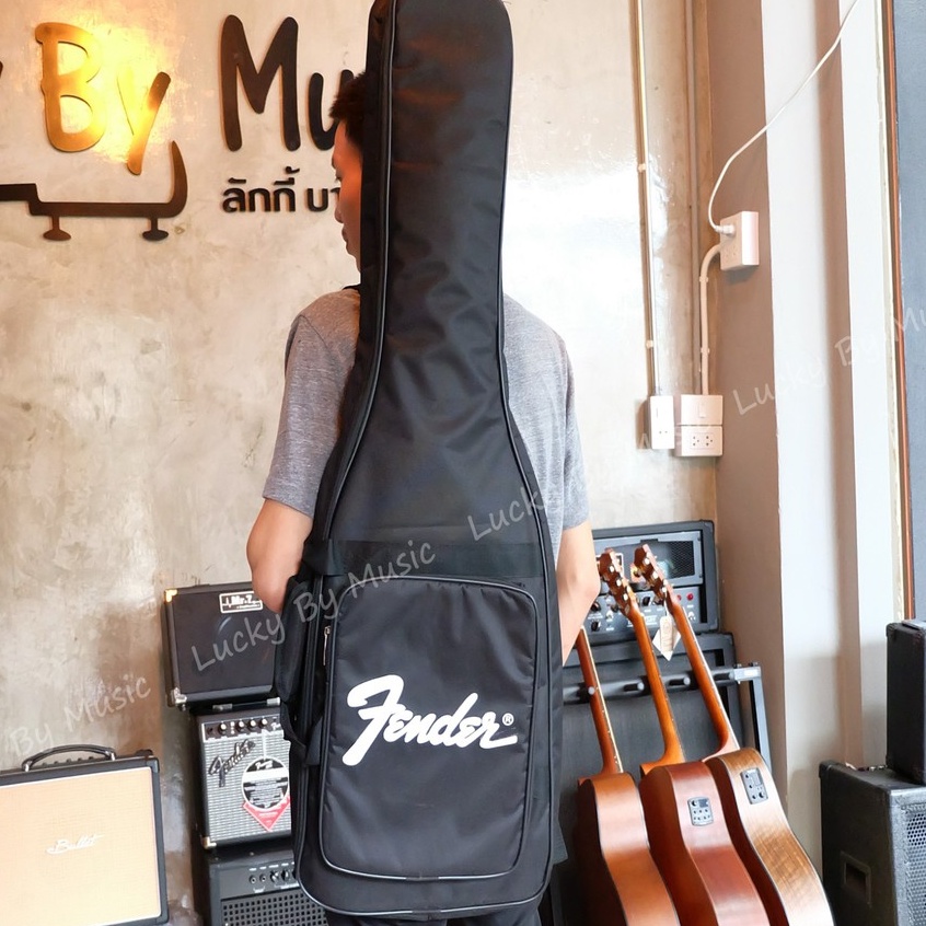 กระเป๋ากีต้าร์ไฟฟ้า-ซอฟเคส-fender-บุฟองน้ำ-5-มิล-มีช่องกระเป๋า-soft-case-guitar-takane-บุฟองน้ำหนา-5-มิล-ส่งด่วน