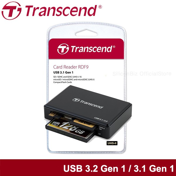 TRANSCEND CARD READER EXTERNAL USB 3.2 Gen 1 / 3.1 Gen 1 การ์ดรีดเดอร์ ...