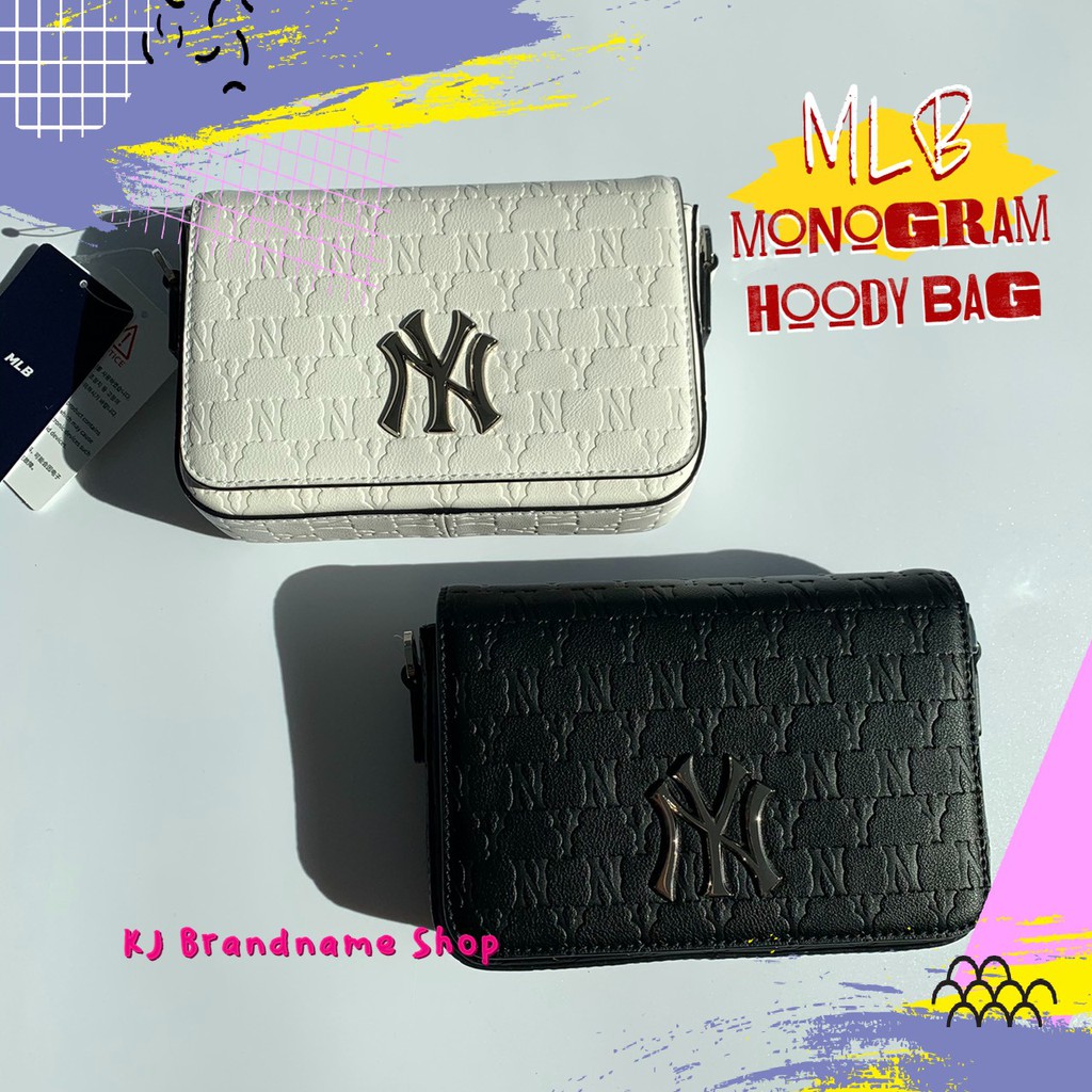 MLB MONOGRAM NY Hoody Bag (Ivory) – The Factory KL