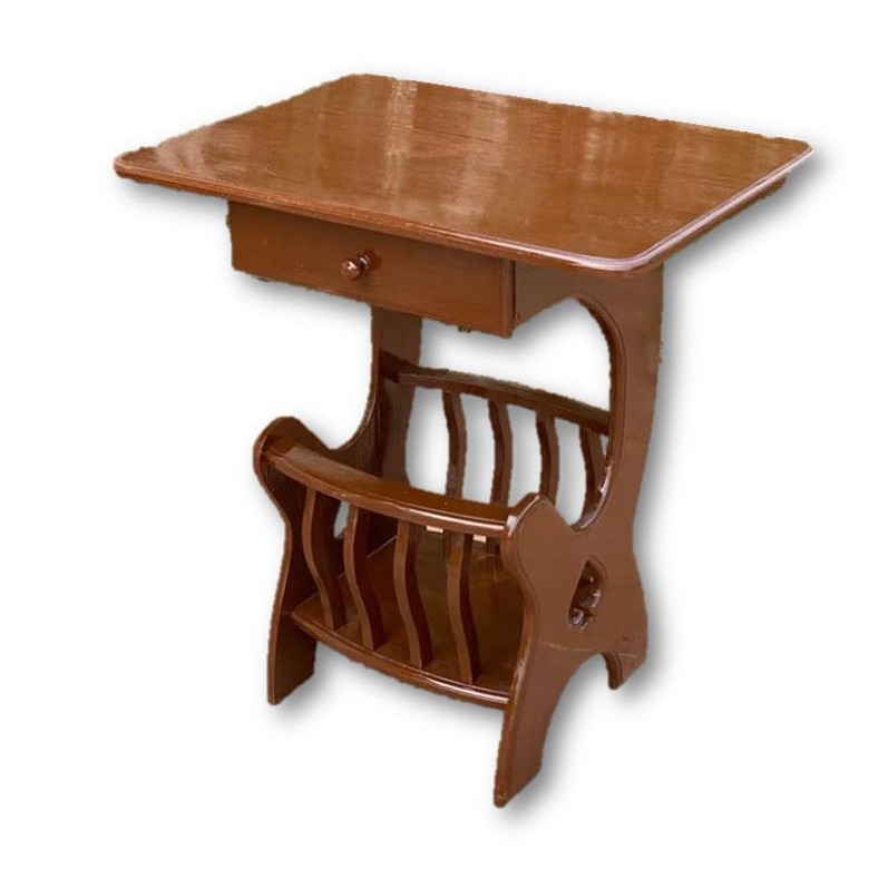 sukthongเเพร่-โต๊ะข้างโซฟา-45x70xสูง66ซม-โต๊ะกลาง-ไม้สักทอง-ขนาดใหญ่พิเศษ-รุ่น-มีลิ้นชัก-สีโอ๊คเเดงเคลือบเงากันน้ำ