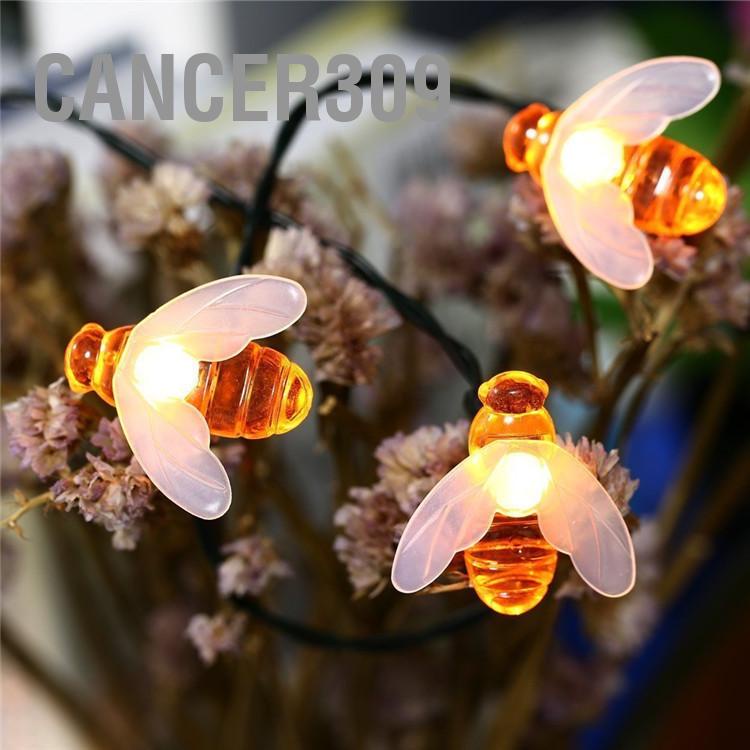 cancer309-สายไฟหิ่งห้อย-led-รูปผึ้ง-ใช้พลังงานแสงอาทิตย์-กันน้ํา-สําหรับตกแต่งสวน-คริสต์มาส