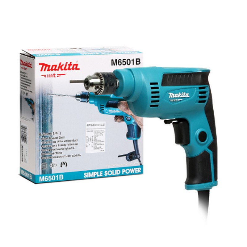 makita-m6501b-สว่าน-1-4-ซ้ายขวาปรับรอบ-230w