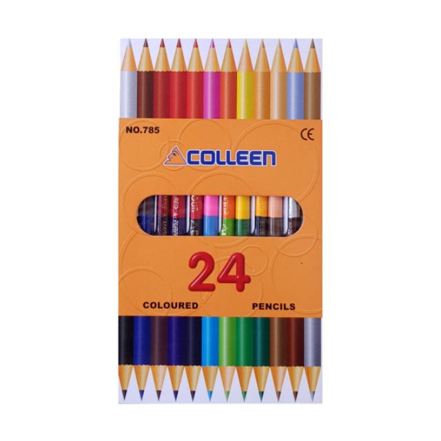 ภาพหน้าปกสินค้าสีไม้คอลลีน Colleen 12แท่ง24สี 785(แท่งกลม)