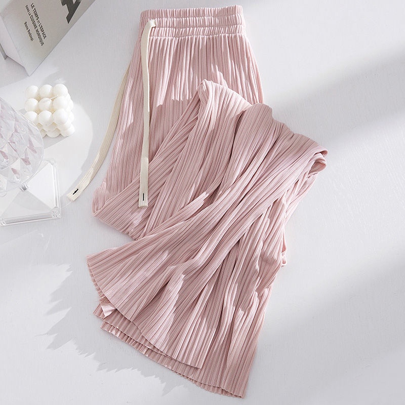 wide-legged-pants-pink-ice-silk-spring-and-summer-new-high-waisted-wild-pants-skirt