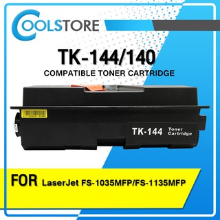 COOLS หมึกเทียบเท่า TK-144/TK-140/TK144/TK140/144/140 For Kyocera LaserJet FS-1100/FS-1100D