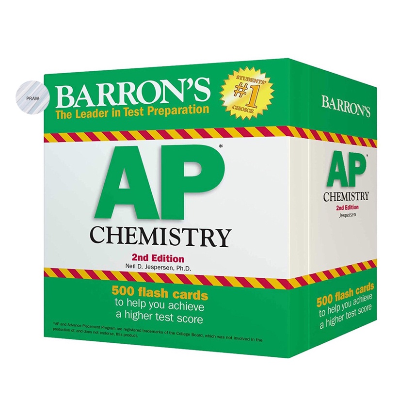 BARRON'S AP CHEMISTRY FLASHCARDS (3RD EDITION) Shopee Thailand