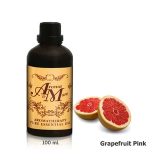 Aroma&amp;More Grapefruit Pink Essential Oil USA.100% /น้ำมันหอมระเหยเกรฟฟรุต พิงค์ 100% USA 100ML