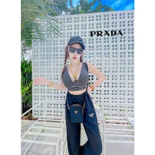 🔥New🌶🌶Set2ชิ้น Prada✨ดำ สีเดียว เอ็กซ์เซ็กซี่ปังมากคร่า ชุดนี้ใครสายแซ่บห้ามพลาดเลยน้า