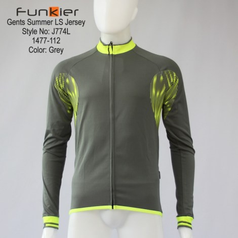 เสื้อจักรยานแขนยาวผู้ชายfunkier-j-774-l-สีเทา