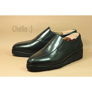 Chello รองเท้าหนัง CLASSIC FORMAL SLIP-ON(PILOT TYPE) รุ่น SLU054-2