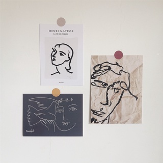 (พร้อมส่ง🌷) โปสการ์ด Picasso Art Paintings Decorative Card a Set !