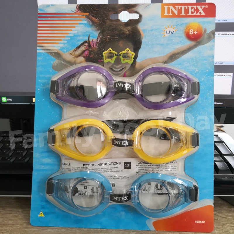 intex-55612-แว่นตาว่ายน้ำ-สำหรับเด็กและผู้ใหญ่-แพค-3-ชิ้น-คละสี