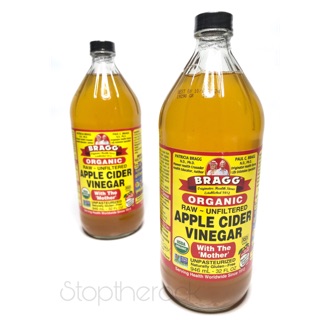 สินค้า ❌ถูกที่สุด❌ขวดใหญ่👍ถูกที่สุด👍 Bragg Apple Cider Vinegar 946 ml หมดอายุ ปี25