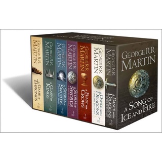 หนังสือภาษาอังกฤษ Game of Thrones: The Complete Boxset of All 7 Books (A Song of Ice and Fire) by George R.R. Martin