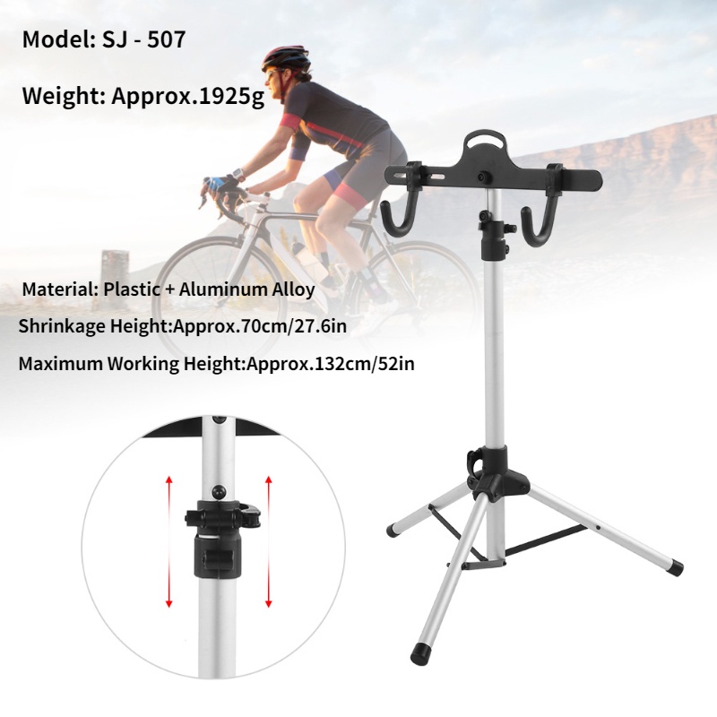 Triangle Bicycle Hanging Rack Holder Repair Stand Adjustable Display ...