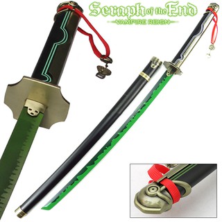 JAPAN ดาบซามูไร คาตานะ Seraph of the end เทวทูตแห่งโลกมืด Samurai Sword ดาบนินจา รุ่น 9541