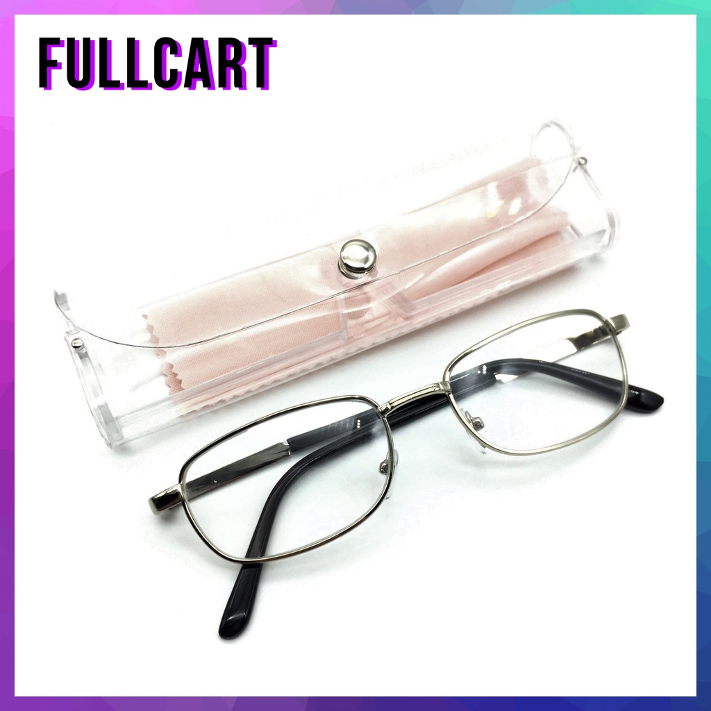 ภาพสินค้าแว่นสายตา แว่นสายตายาว แว่นอ่านหนังสือ เลนส์กระจก พร้อมกล่องใส่แว่นและผ้าเช็ดแว่น By FullCart จากร้าน fullcart842 บน Shopee ภาพที่ 5
