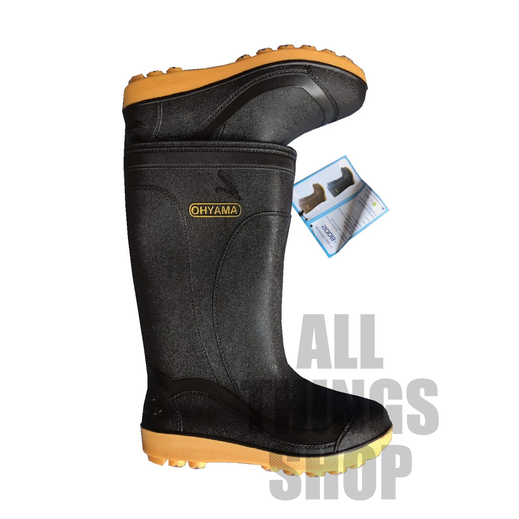 ภาพสินค้ารองเท้าบูทโฮยามา OHYAMA สูง 12 นิ้ว บูทฟู กันน้ำ ทำสวน ลงนา จากร้าน allthings22 บน Shopee ภาพที่ 2