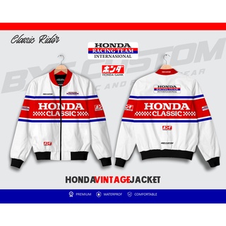 เสื้อแจ็กเก็ต ลาย Honda CB WIN C70 VINTAGE สําหรับทัวร์ริ่ง BXS