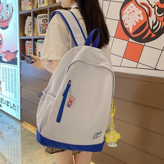 【พร้อมส่ง】กระเป๋านักเรียน กระเป๋าเป้สะพายหลัง สไตล์เกาหลี สําหรับผู้หญิง