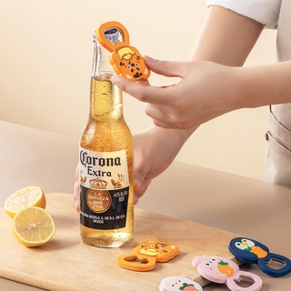 พร้อมส่งทันที#สติกเกอร์แม่เหล็ก ที่เปิดฝาเบียร์ ไขควง ซิลิโคน รูปการ์ตูน 8 ชิ้น
