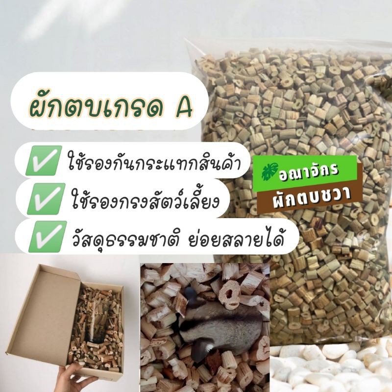 ราคาและรีวิว️ ผักตบชวากันกระแทก ️ ผักตบชวารองกรง ผักตบชวาตากแห้ง วัสดุ​ กันกระแทก​