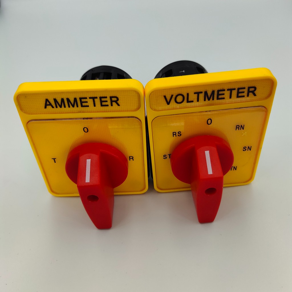 voltmeter-ammeter-selector-switch-โวลท์มิเตอร์-แอมป์มิเตอร์-ซีเล็คเตอร์-สวิตซ์