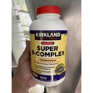 วิตามินบีรวม Kirkland Signature Super B-Complex, 500 Tablets