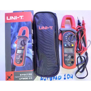 UNI T  UT203 แคมป์มิเตอร์ มัลติมิเตอร์ดิจิตอล คลิปแอมป์ดิจิตอล AC/DC 400A  รุ่นUT203