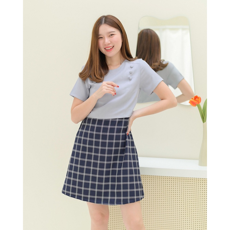 crayonbrand-ชุดเดรส-รุ่น-momo-dress