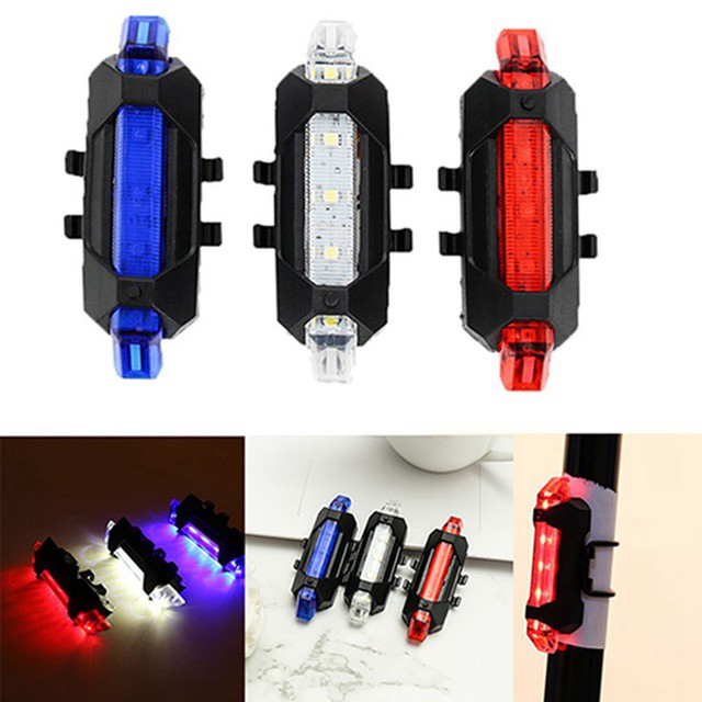 รูปภาพของไฟท้ายจักรยาน แบบชาร์จไฟ USB Taillight /0147-0149ลองเช็คราคา