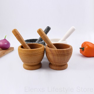 Kitchen Gadgets Resin Garlic Presser Chopper Multifunctional Seasoning Crusher Masher Set ELEN