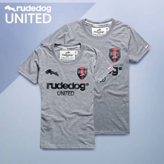 Rudedog เสื้อยืด รุ่น United สีเทา